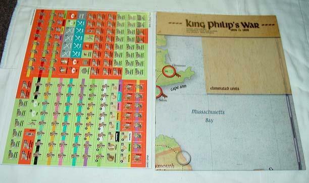 MMP – Multi-Man Publishing – King Philip’s War – (1675-1676) – (UNPUNCHED)