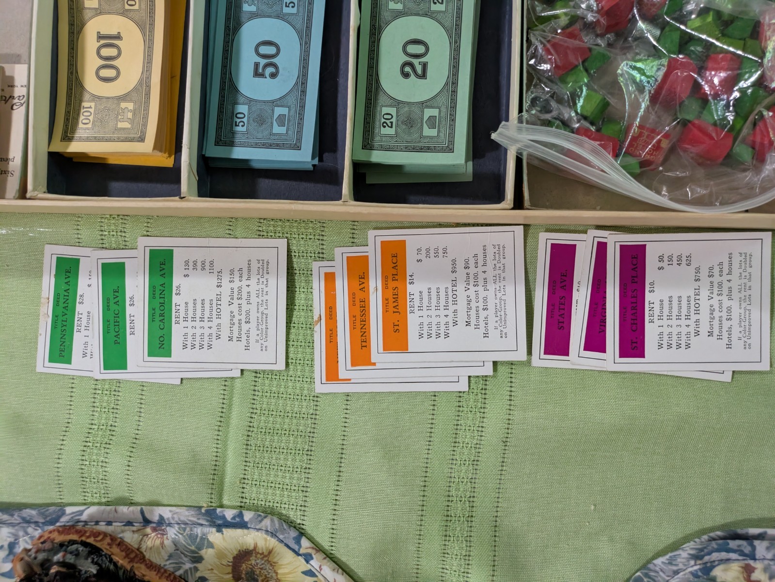 Vintage No. 9 White Box Edition Monopoly