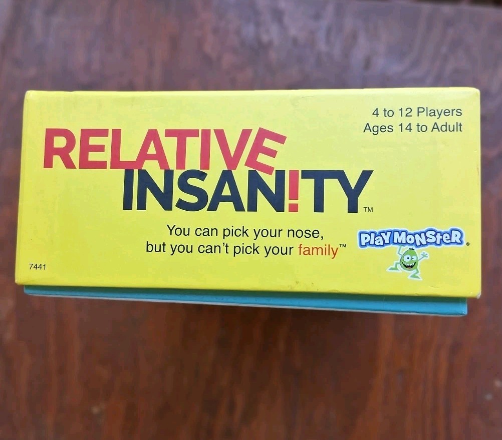 Relative Insanity Game Play Monster Created By Jeff Foxworthy New