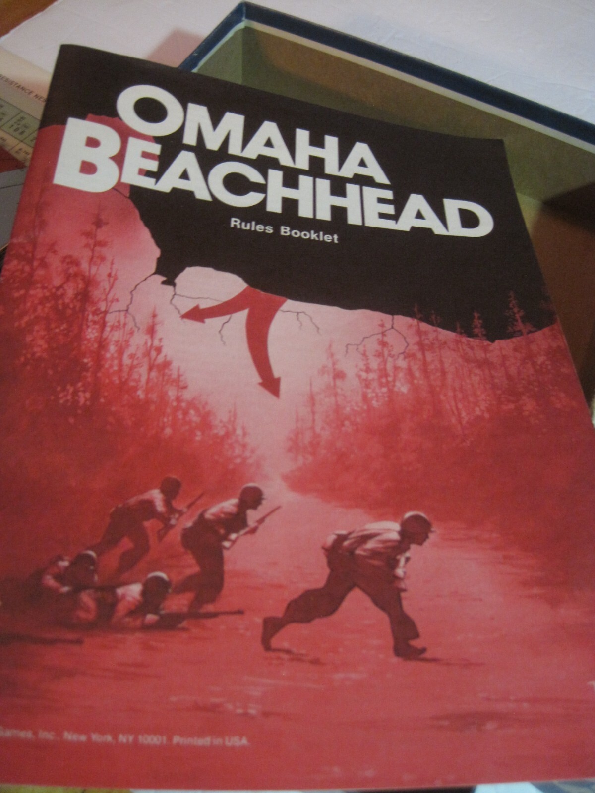 Omaha Beachhead: Battle for the Bocage Board Game, COMPLETE