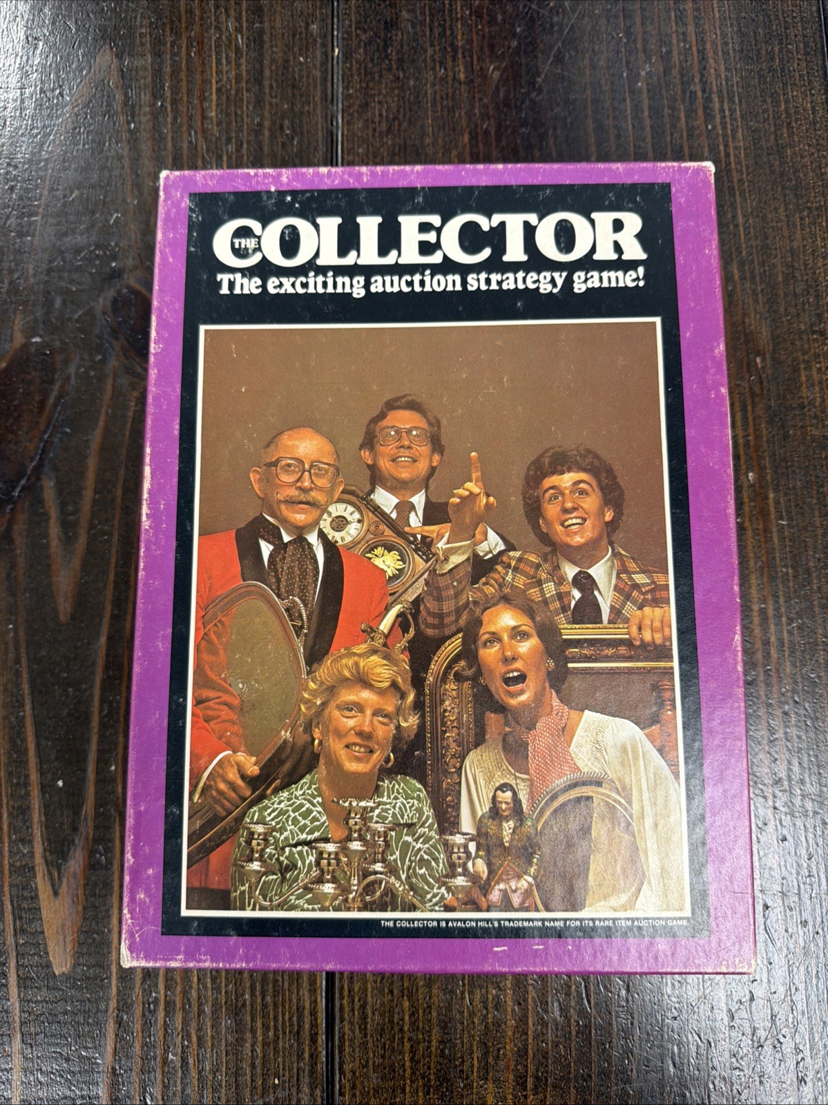 Vintage Avalon Hill The Collector Auction Bookcase Game 1977 Complete