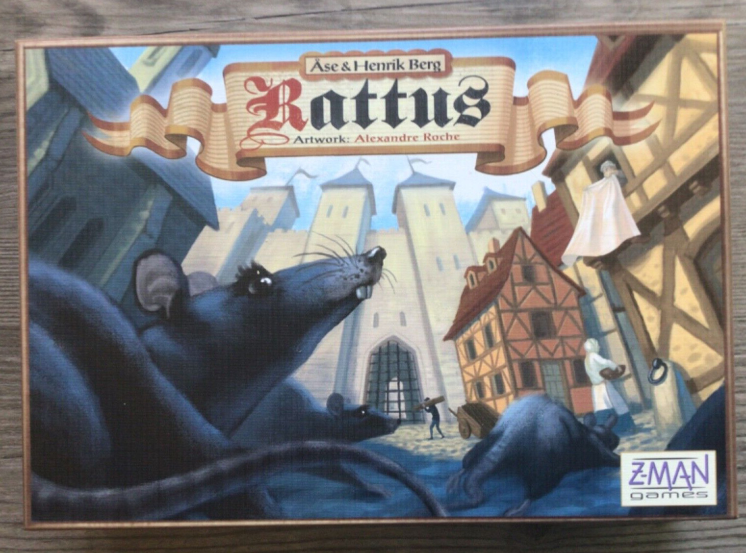 RATTUS Board Game with Pied Piper Expansion & Spiel 2010 & 2011 & Joker Promo