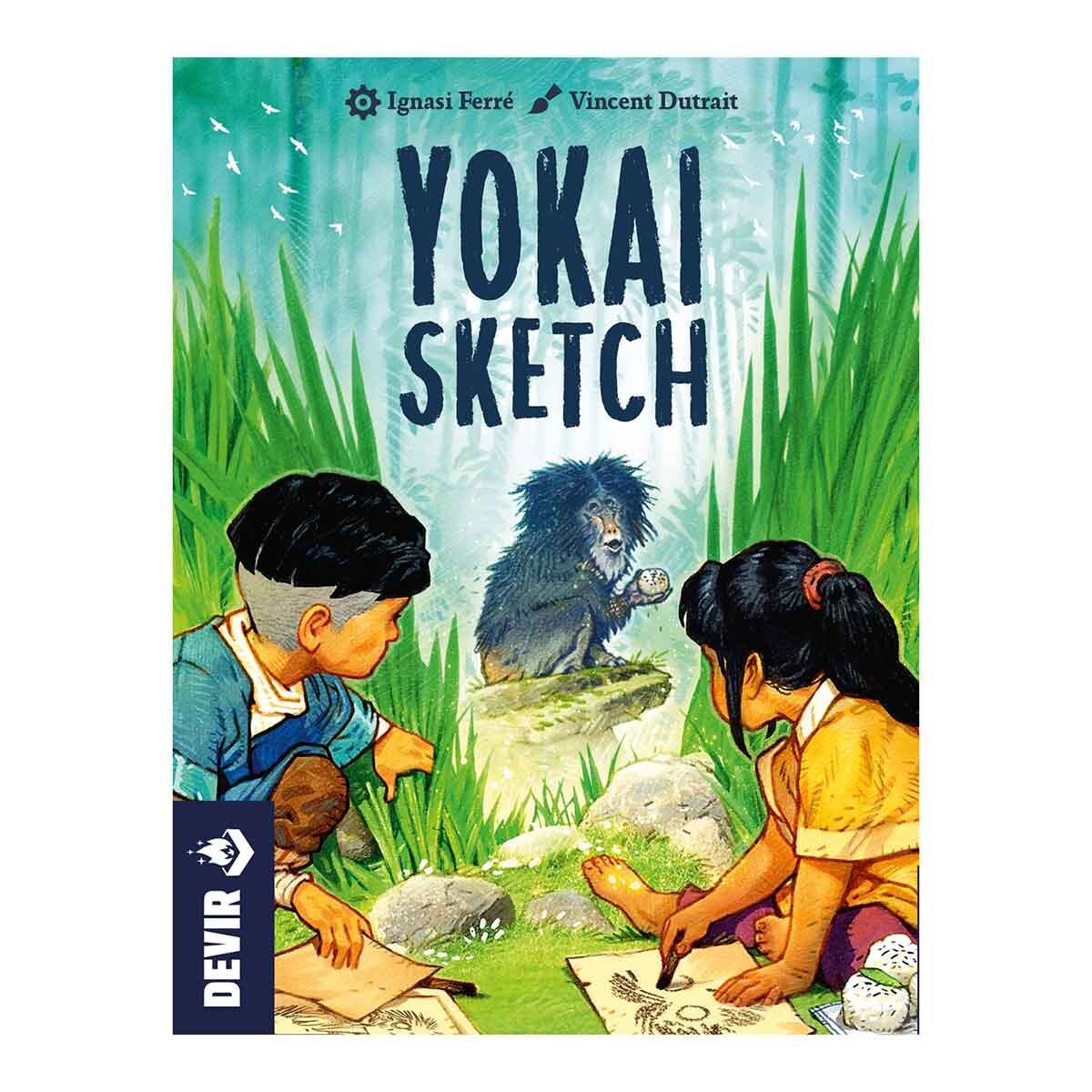 Yokai Sketch Card Game 2 Player Set Collection Devir DEVYOKAI Animal