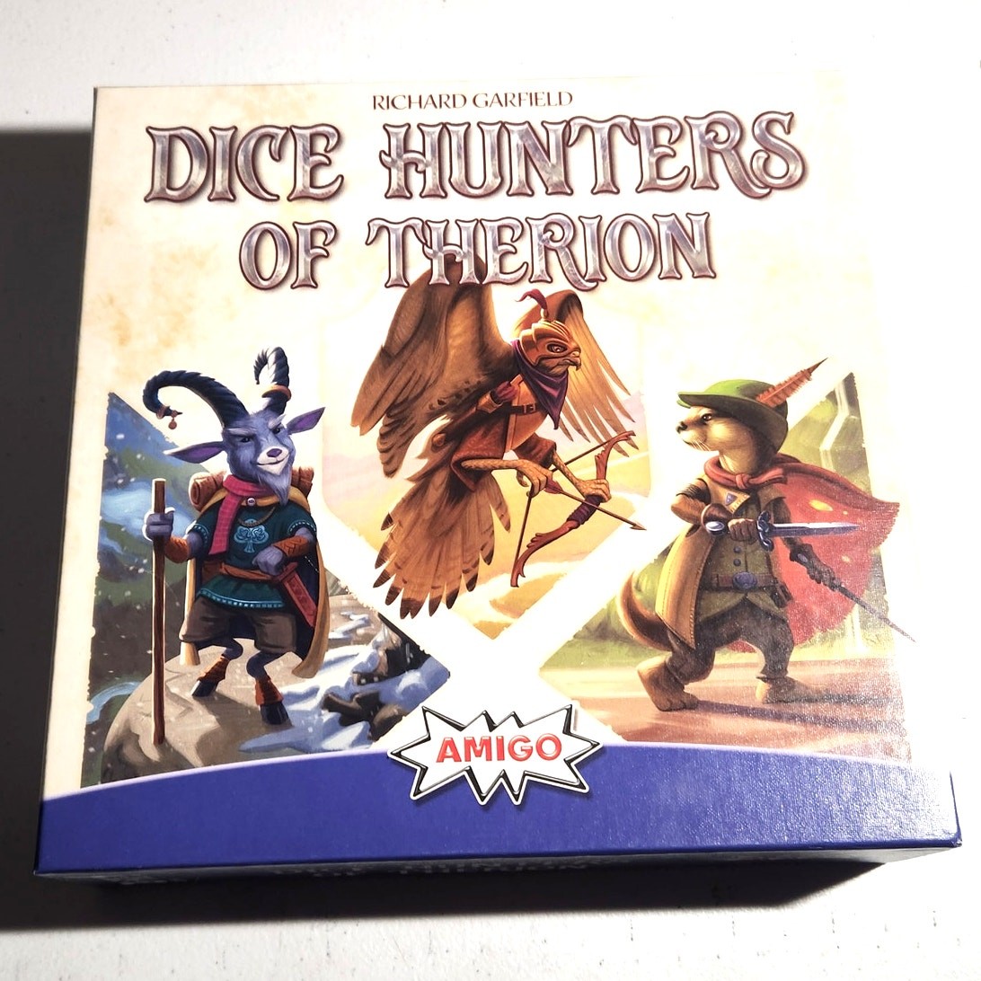 Dice Hunters of Therion (Wurfelhelden), Amigo Games, Heroes Villians 2-4 player