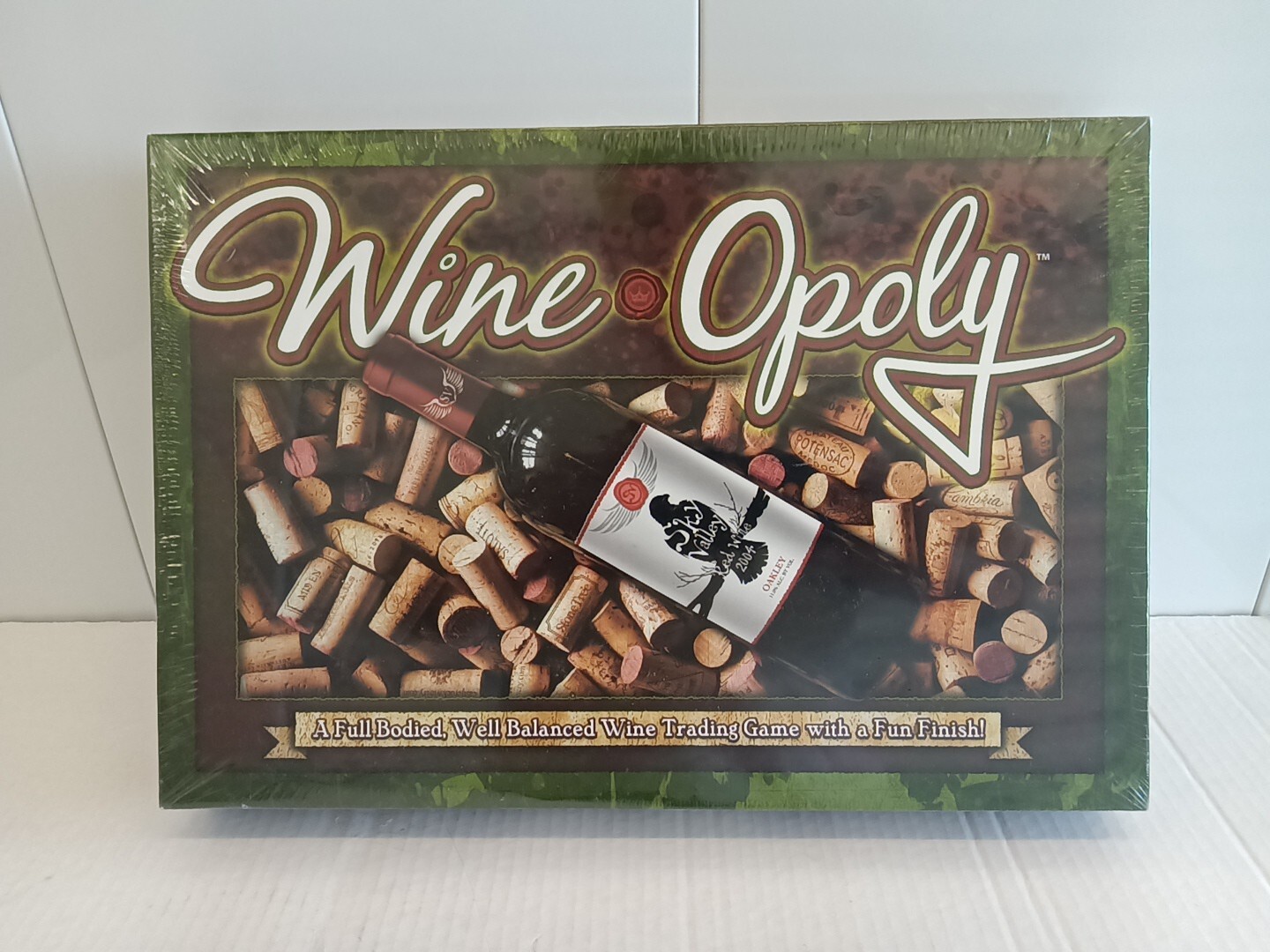 WineOpoly A Game of Cork Popping Fun Boardgame Wine Trading Monopoly Type NEW