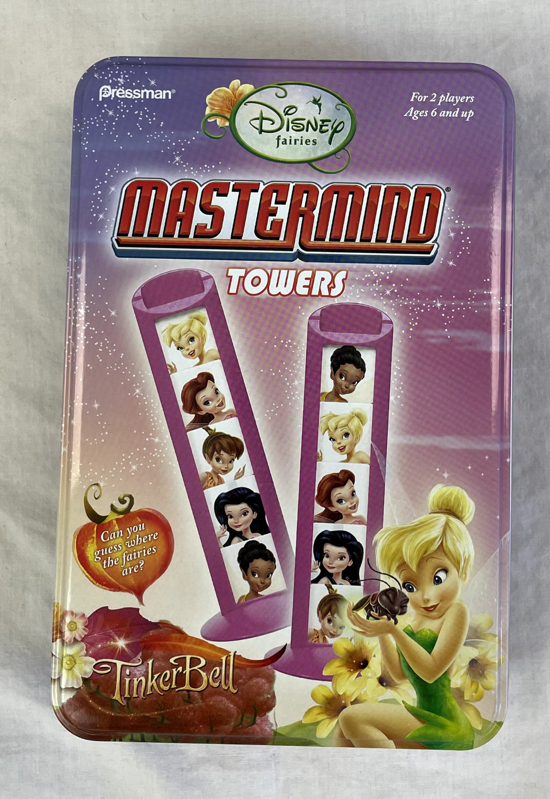 Disney Fairies MASTERMIND TOWERS Game TINKERBELL 2 PLAYERS AGES 6+