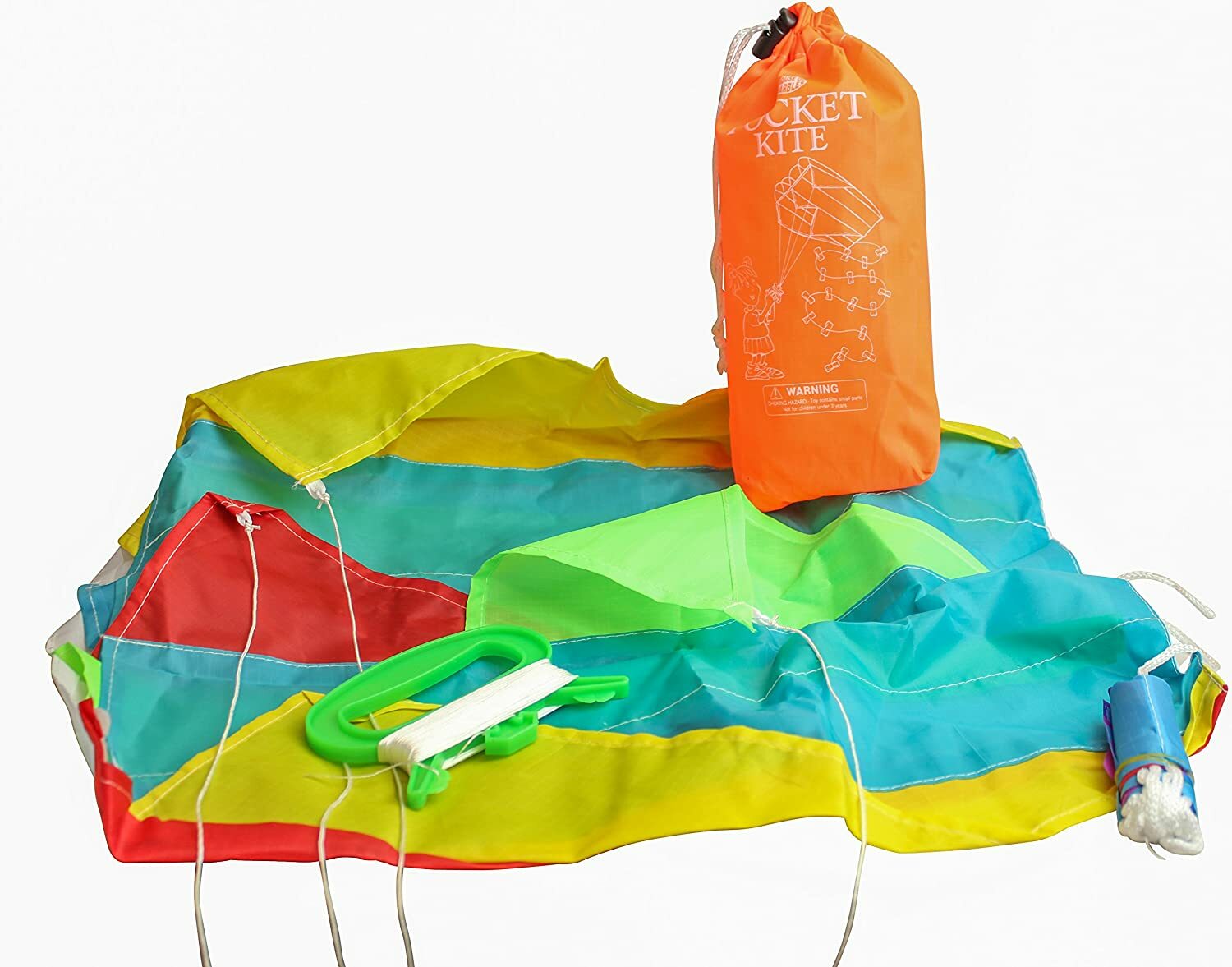 House of Marbles Game Bundle Extra Long Jump Rope, Miniature Kite & Cat’s Cradle
