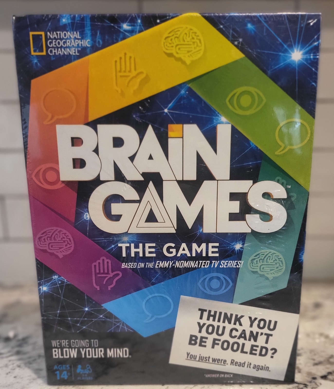 NatGeo Brain Games Board Game – Inspired By Emmy-Nominated TV Series New Sealed