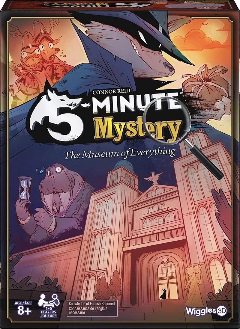 5-Minute Mystery by Wiggles 3D for Families, Ages 8 & up 1-6 Players