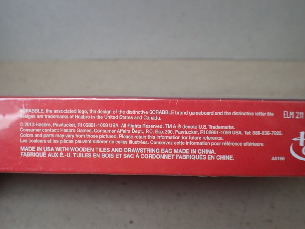 Vintage Hasbro Scrabble Game USA Sealed