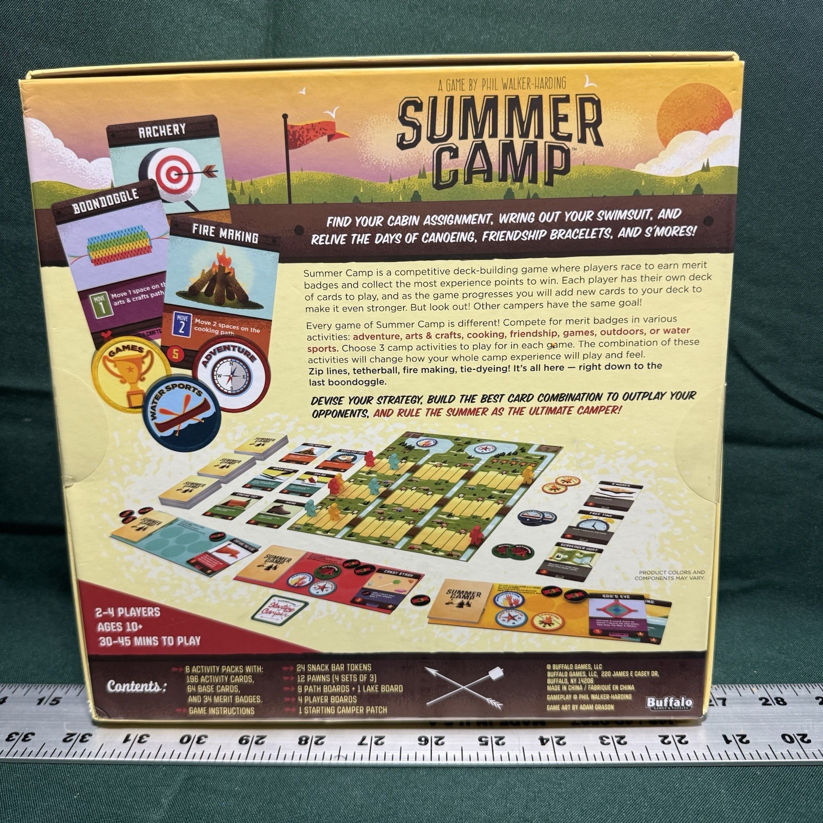 Summer Camp Board Game – Complete – NEW – Buffalo Games – Ships Free – Summer