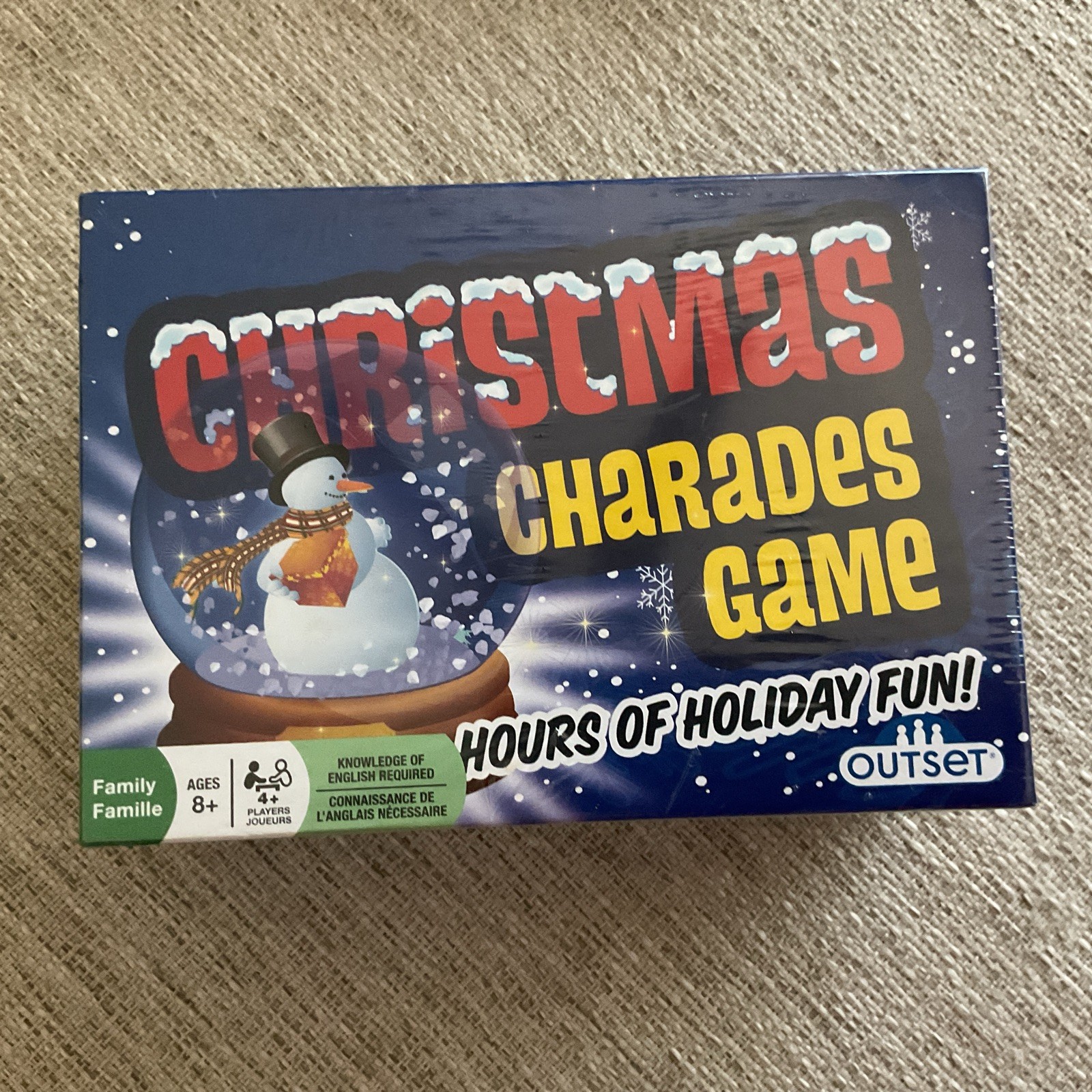 NEW set of 2 Christmas Charades & Trivia Games – Holiday Party Game Fun