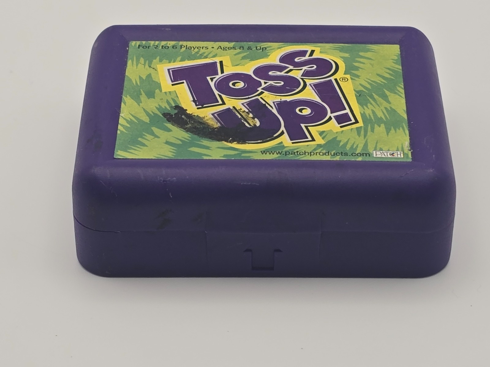 Toss Up! The Addictively Dicey Dice Game 2004 Travel Case Family Patch Vintage