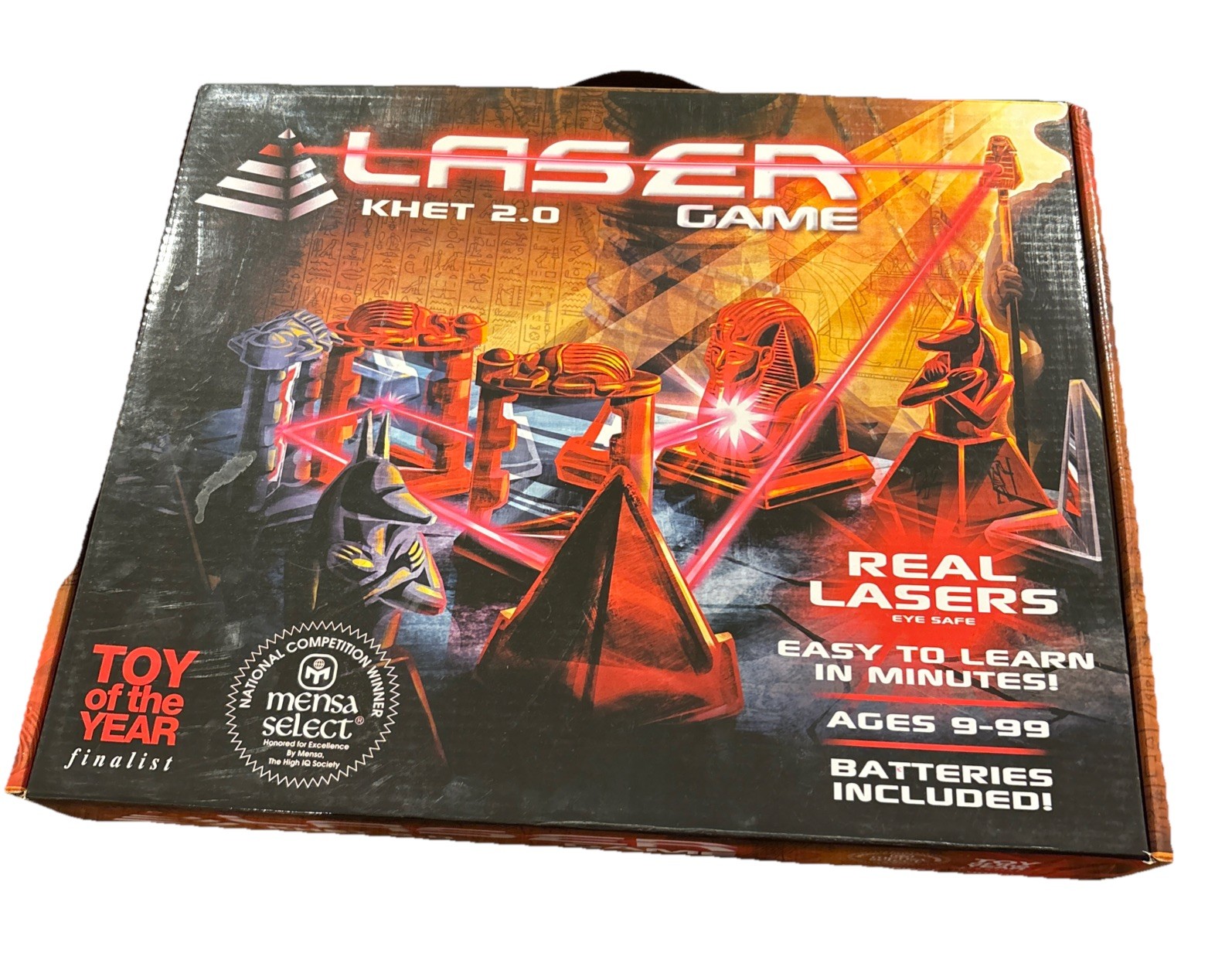 Laser Khet 2.0 Board Game Strategy Mensa 100% Complete