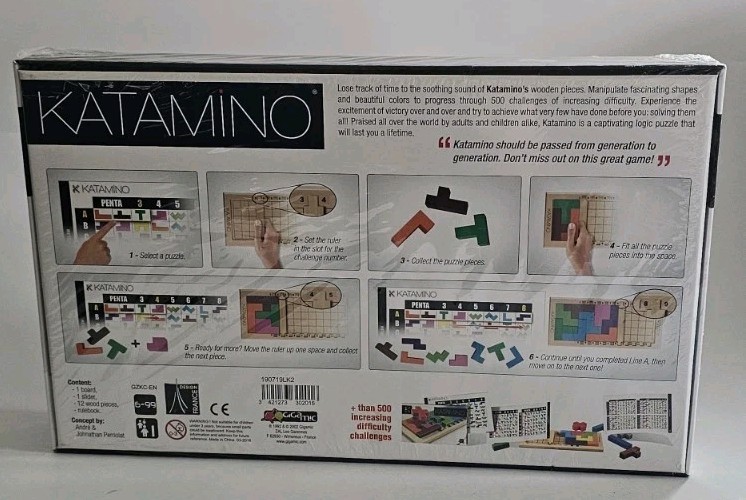 Katamino – Wooden Logic Puzzle Game Challenges 2002