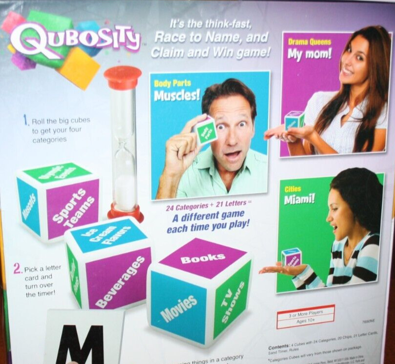 Qubosity Name it & Claim it! A Race to Name Claim & Win Game! PlayMonster 2016
