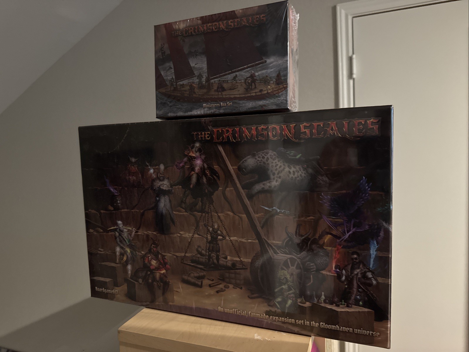 Gloomhaven: The Crimson Scales & Miniature Expansion | Rare Out of Print | New
