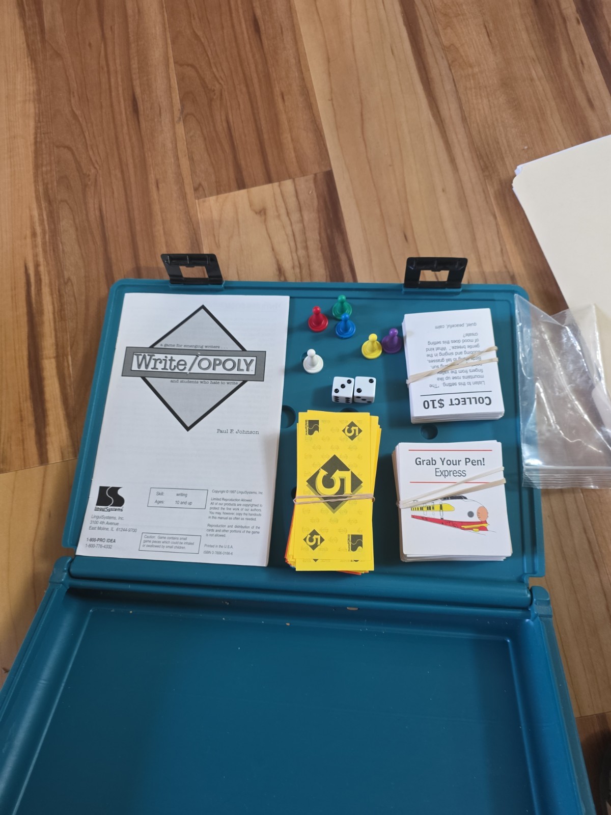 WriteOPOLY Game Creative Writing Board Game Emerging Writers Reluctant Students
