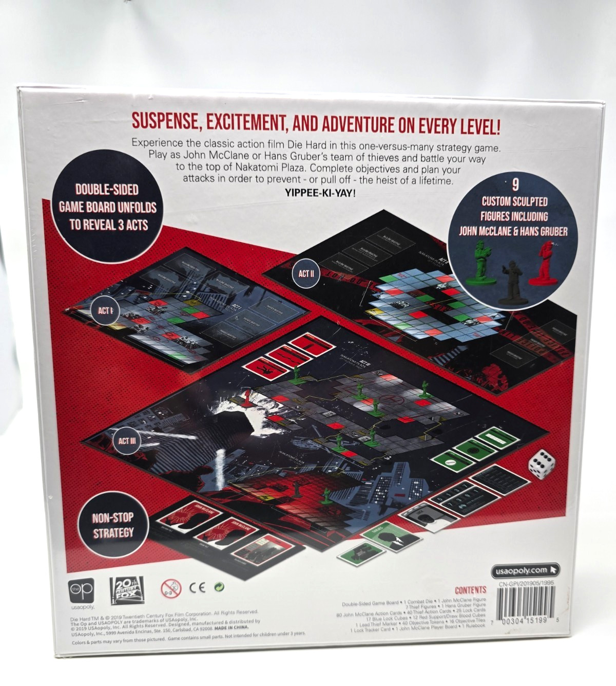Die Hard The Nakatomi Heist Board Game Christmas Movie *Brand New* *Sealed*