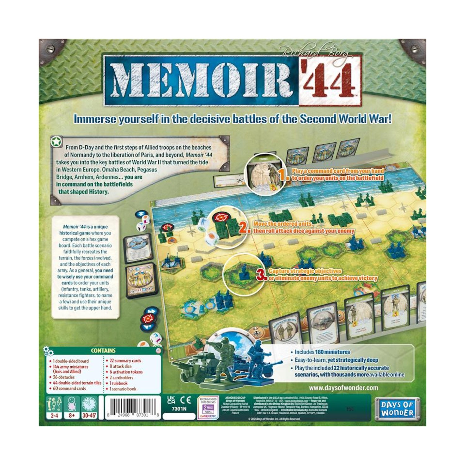 Days of Wonder Memoir ’44 Memoir ’44 (2025 Refresh) Box SW (New)