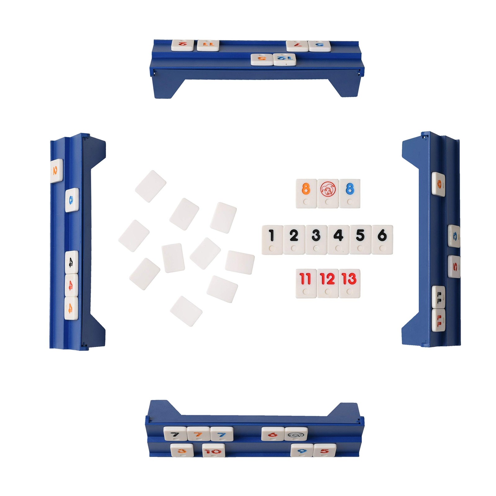 Point Games Classic Mini Rummy Game Set with 4 Exclusive One Size,