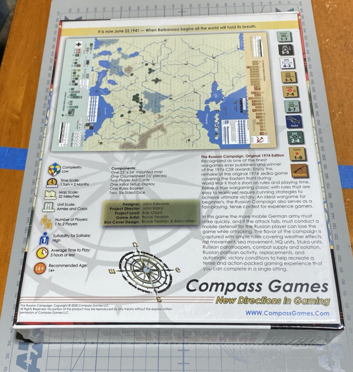 The Russian Campaign (Original 1974 Ed) – Compass Games