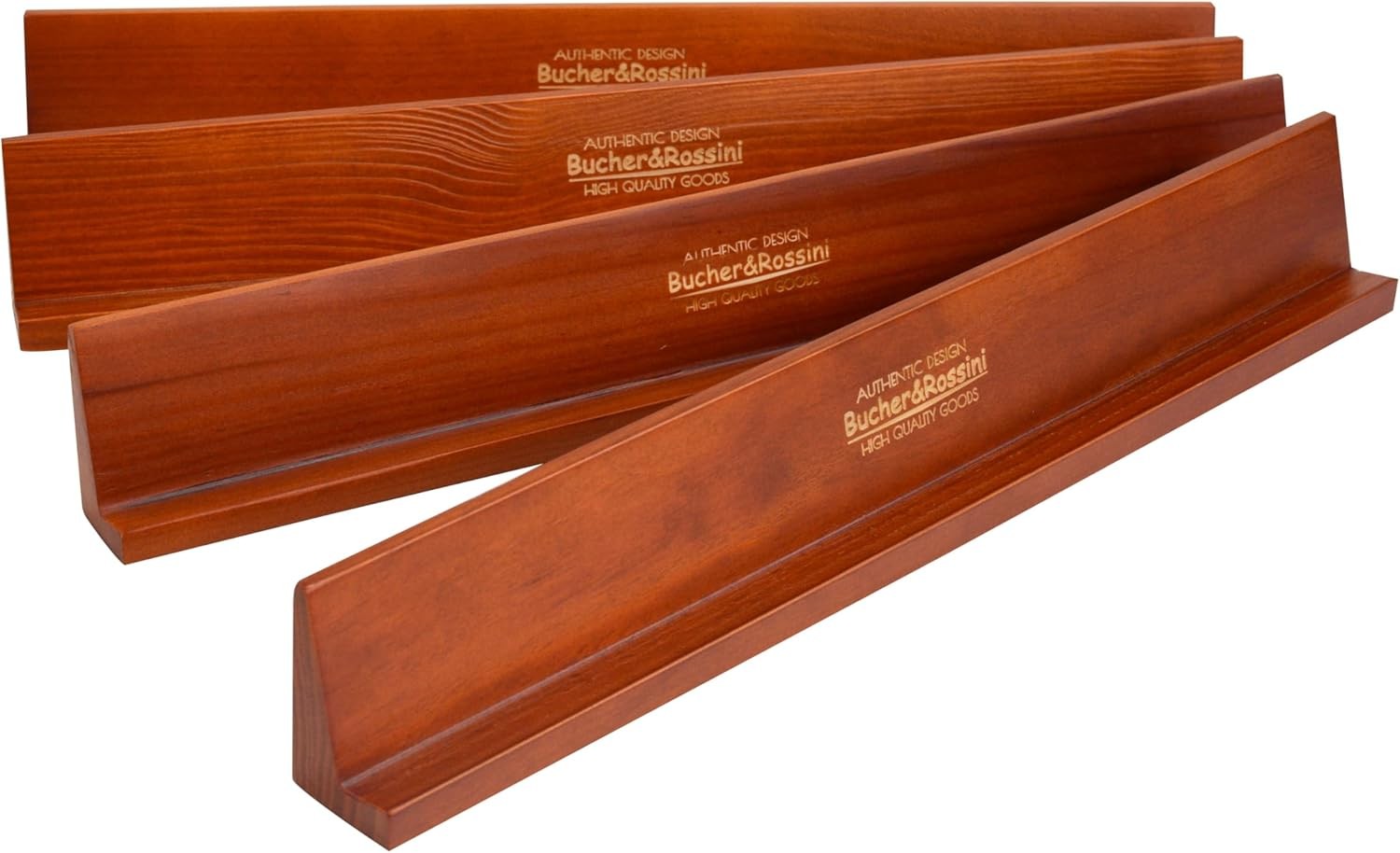 Wooden Domino Holders Set of 4 Wooden Domino Racks for Mexican Train Dominoes…