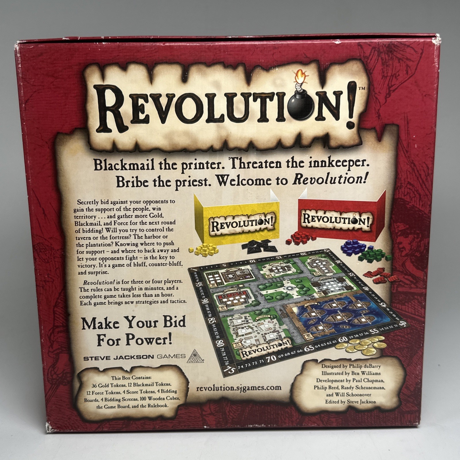 Revolution! Board Game SJG 100% Complete
