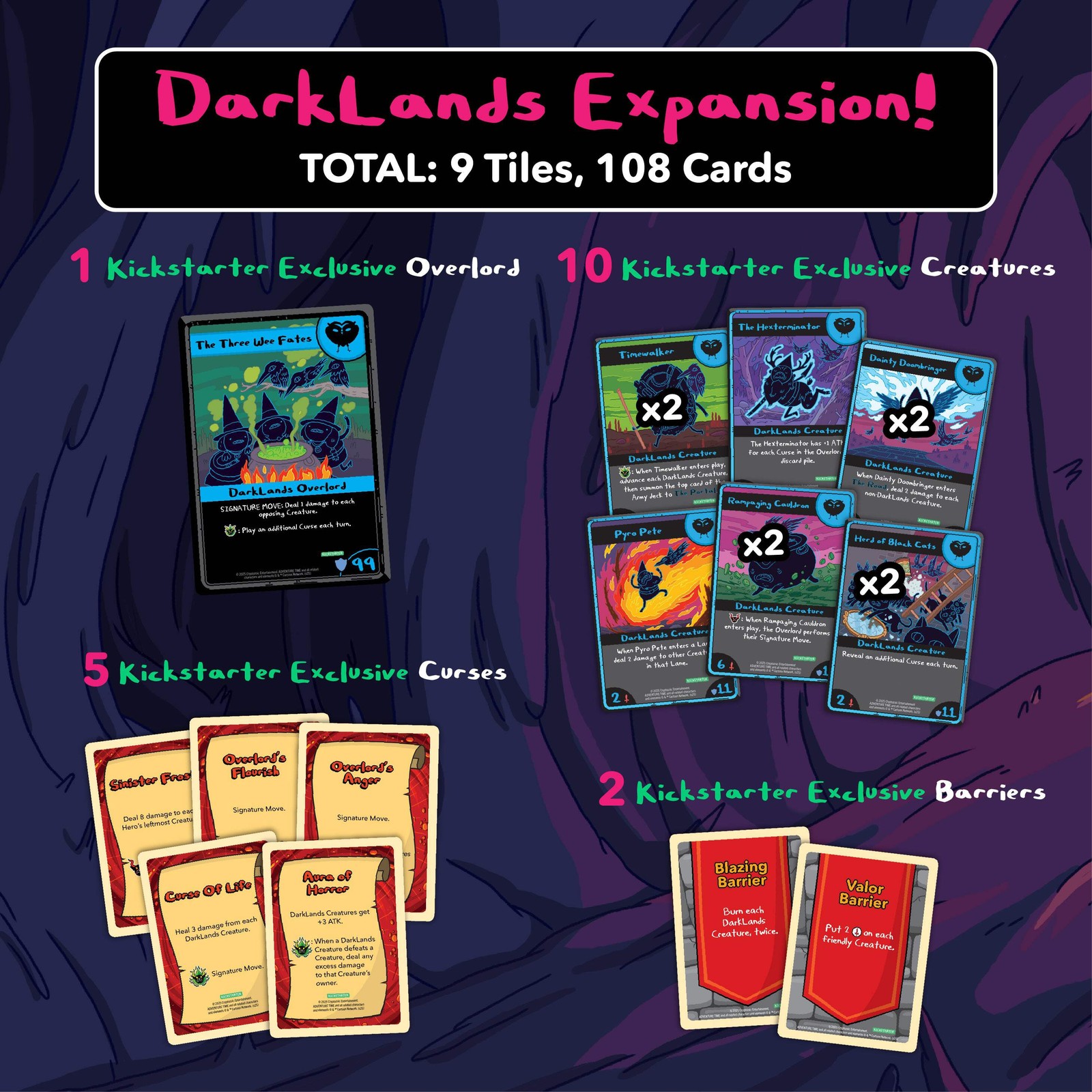 Adventure Time Card Wars 2025: Stretch Goals Box (Kickstarter Exclusive)
