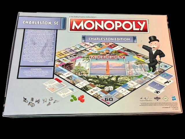Charleston Edition Monopoly Board Game -NEW OPEN BOX Complete unsealed