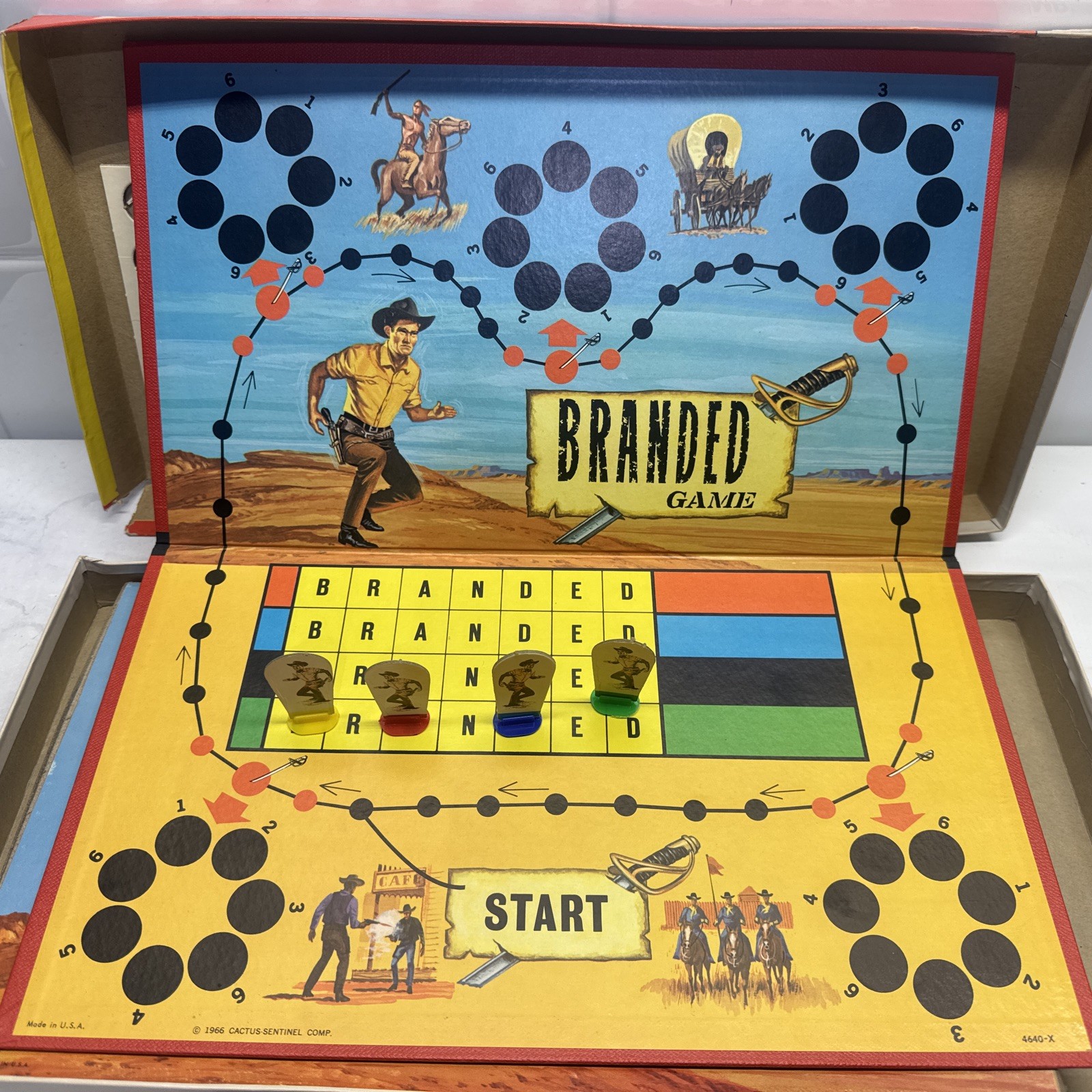 Branded Game (1966) by Milton Bradley #4640 Chuck Connors Complete