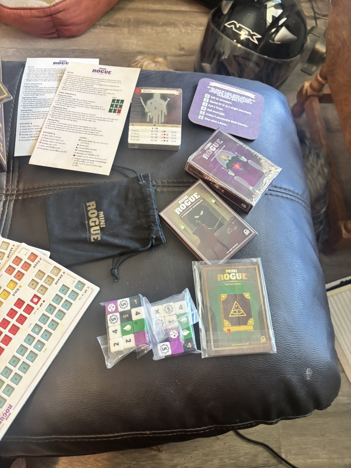 Mini Rogue Complete Collection + 4 Sealed Expansions Promo Dice Bag Kickstarter