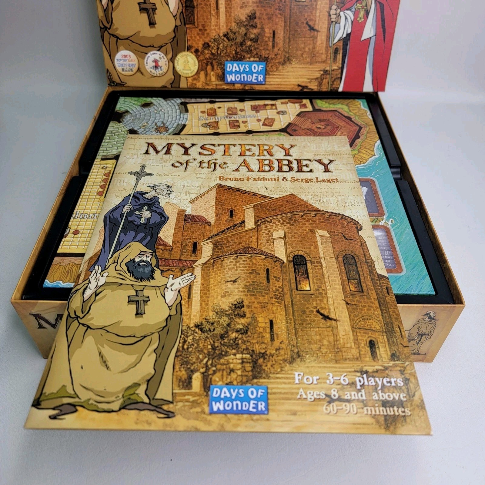 Vintage Mystery Of The Abbey Board Game Complete Days Of Wonder Deduction Crime