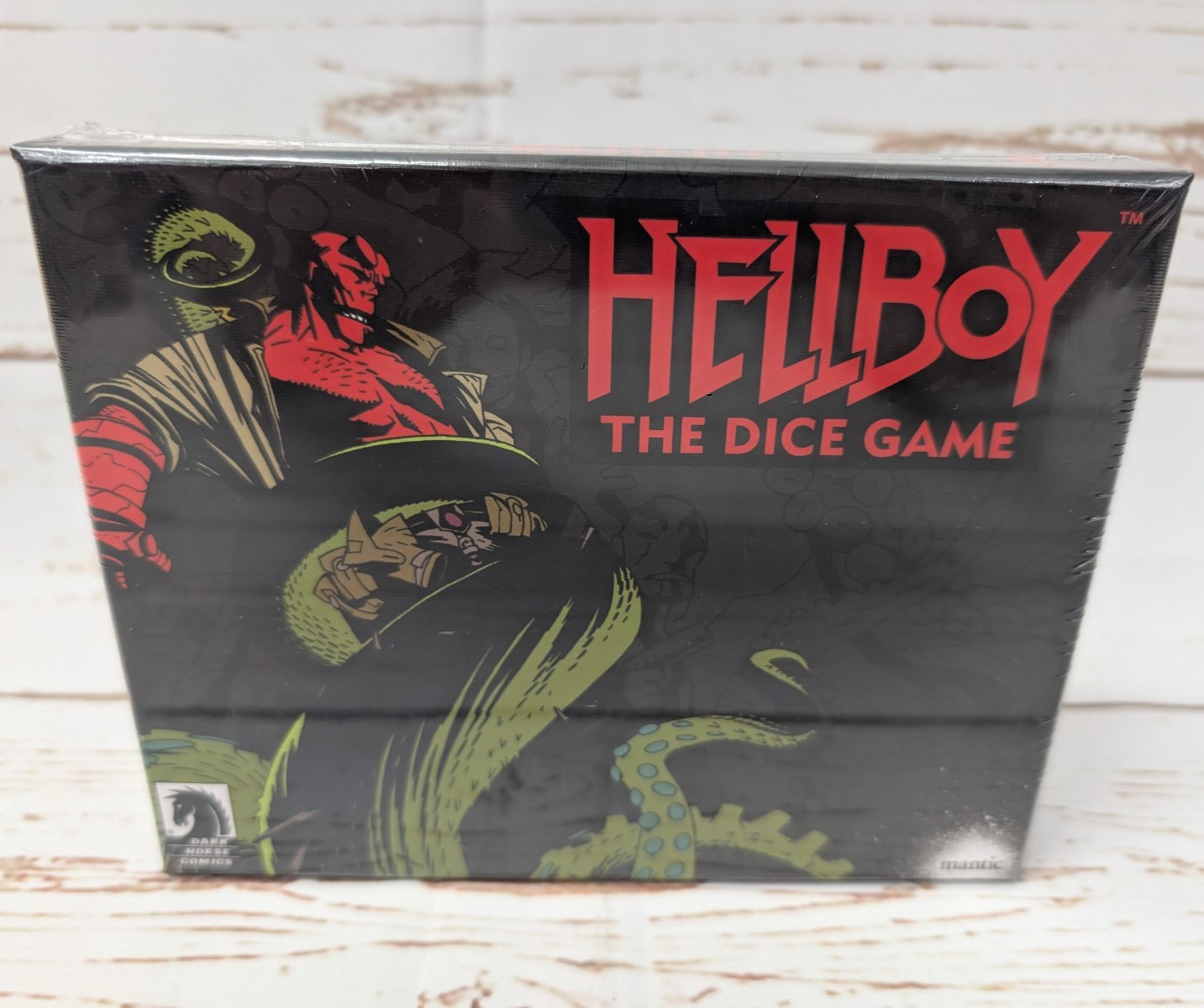 Hellboy The Dice Game NIS Mantic Games Board Dice Game Dark Horse Comics