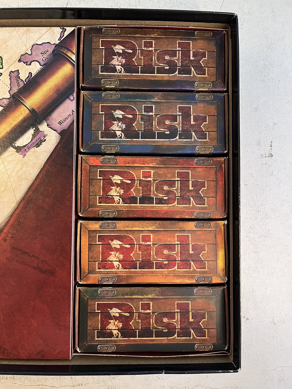 Risk Board Game Strategic Conquest Secret Missions Multiple Gameplay Complete