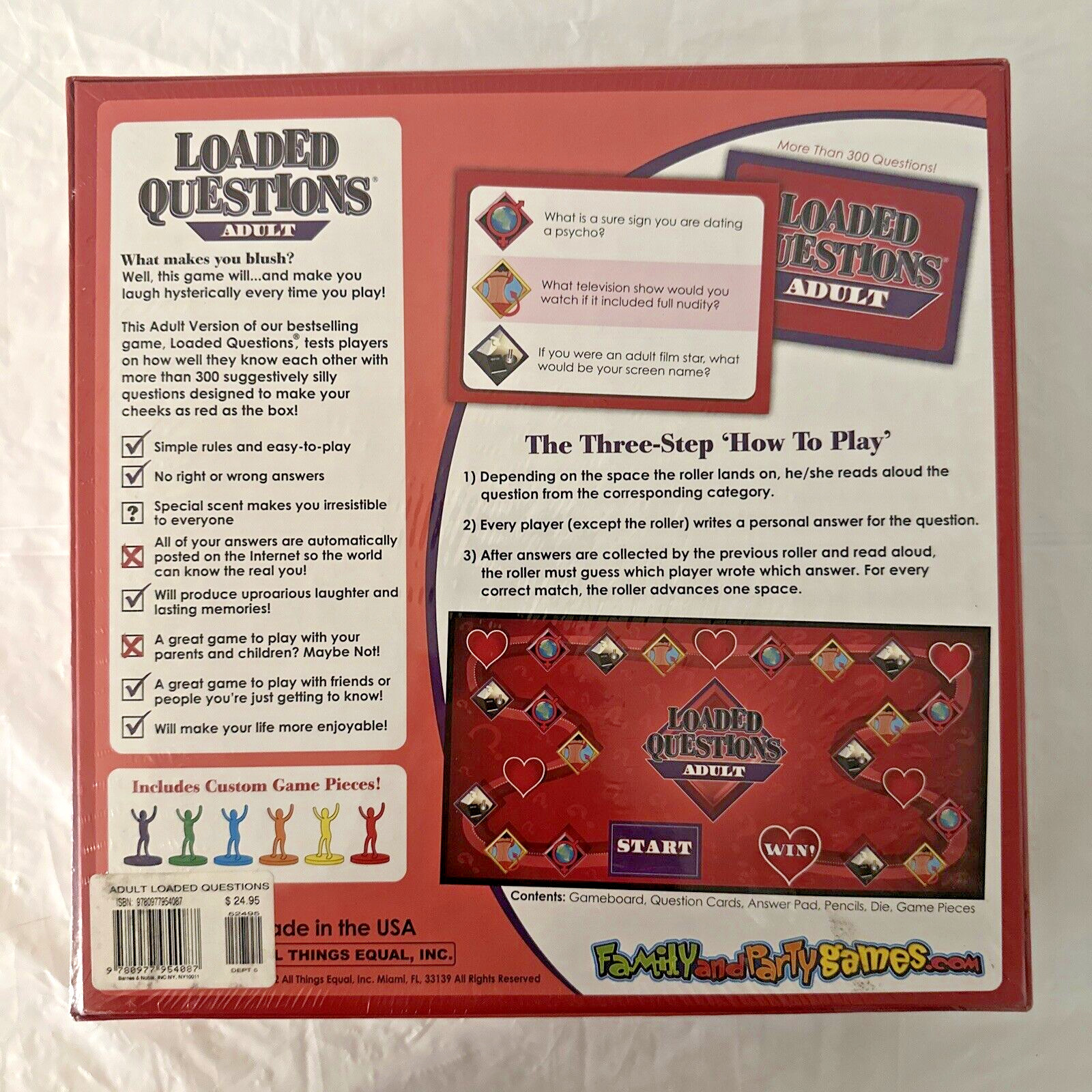 LOADED QUESTIONS Adult Party Game Ages 18+ For 4-6 Players 2012 BRAND NEW SEALED