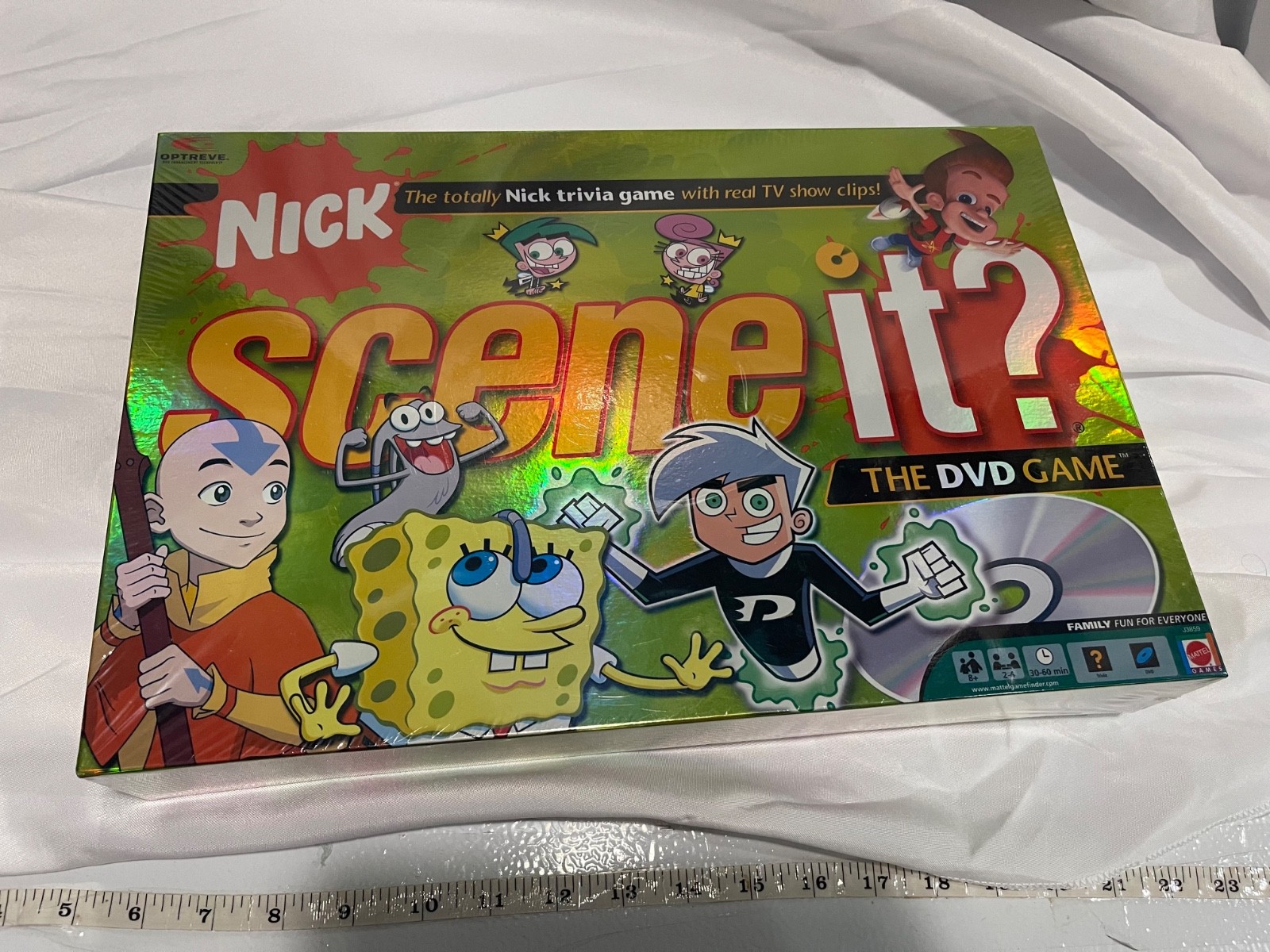 Nickelodeon Nick Scene It? The DVD Board Game Trivia Game Mattel FACTORY SEALED