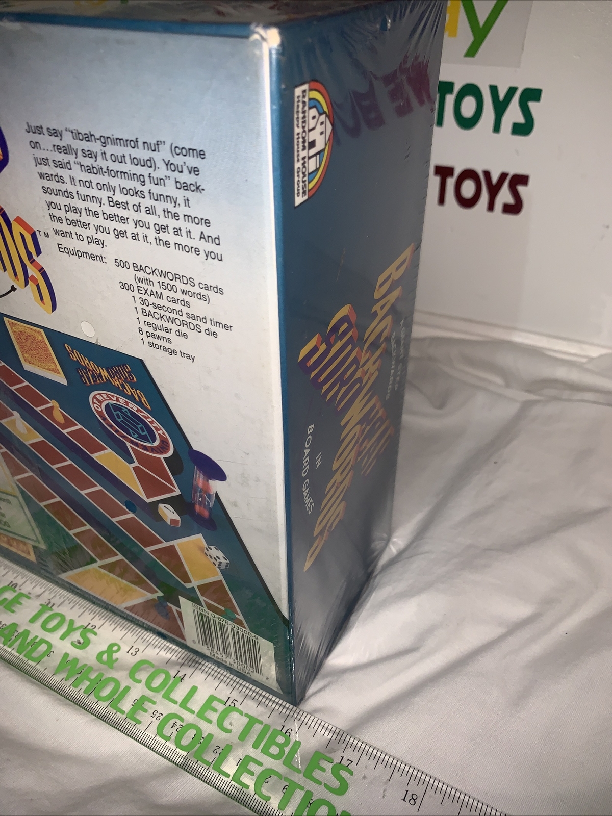 Random House “Backwards” Board Game New Sealed RARE! 3-8 Players Reverse English