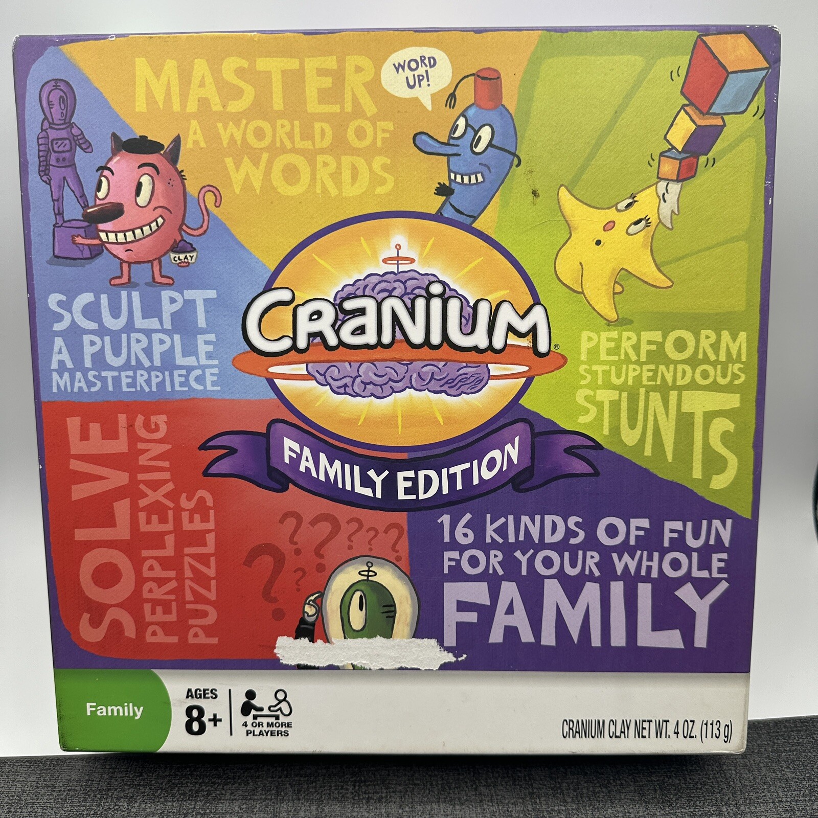 Cranium Board Game Family Edition 16 Fun Family Activities Ages 8+ 4+ Players