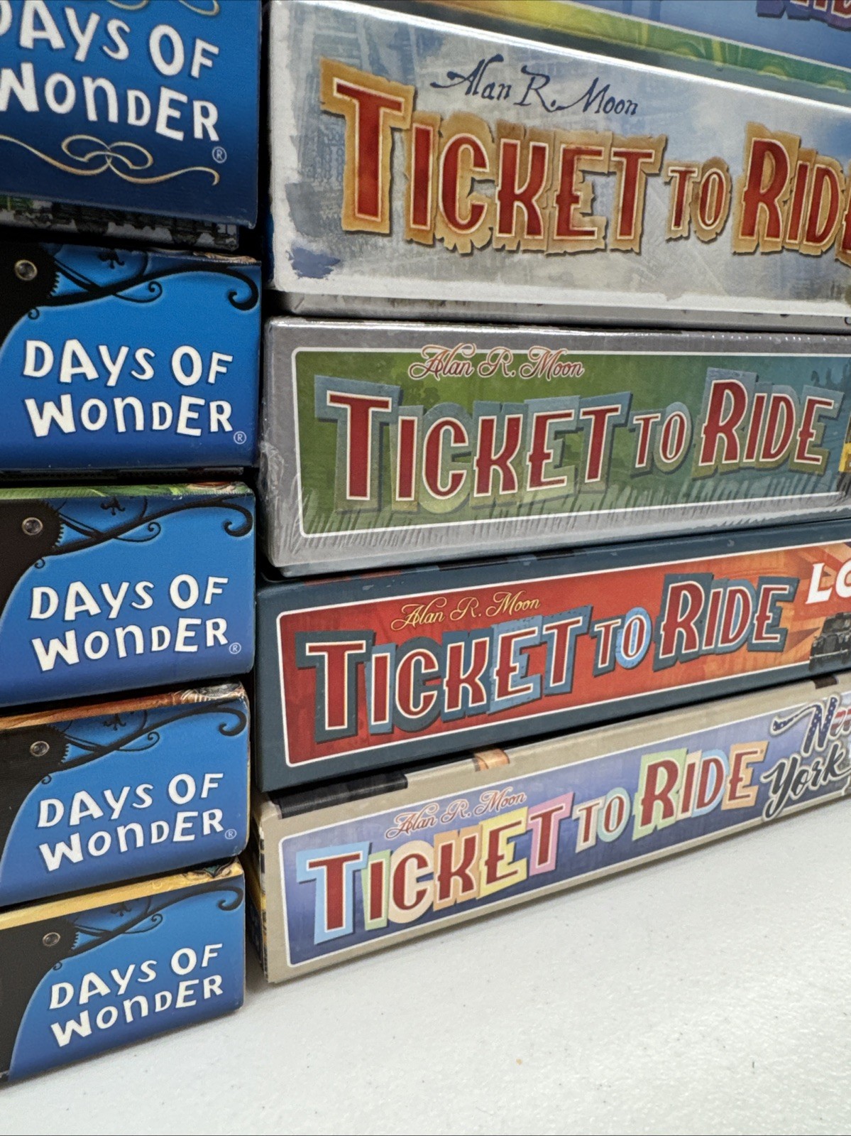 Ticket To Ride- EXPANSION LOT x21 ticket to ride expansions (used & new) ng31101