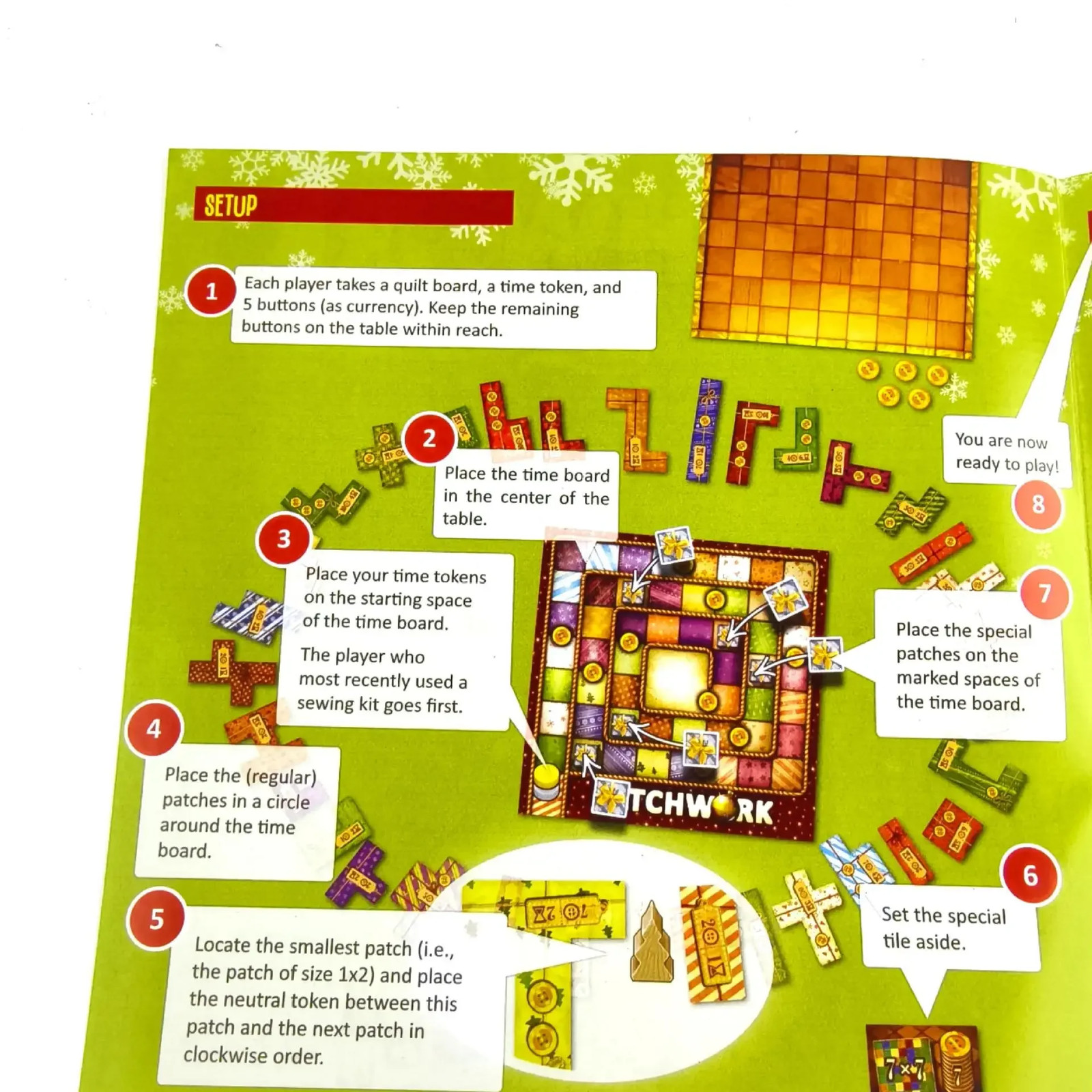 Lookout Games- Patchwork: Christmas Edition Board Game