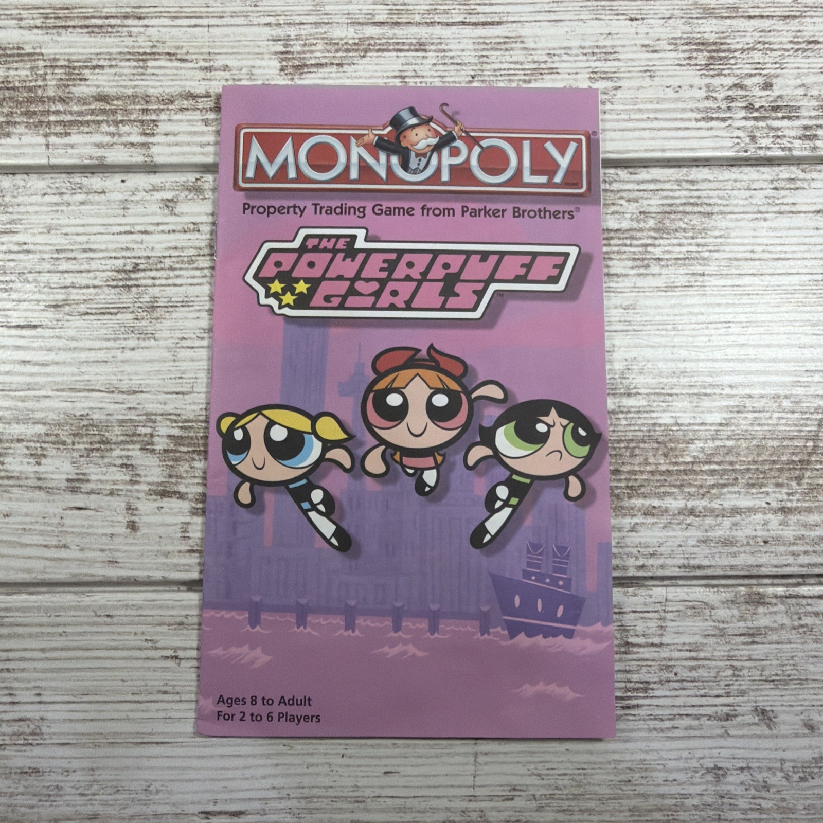 Powderpuff Girls Monopoly Game (2001) Parker Brothers Hasbro (100% Complete)