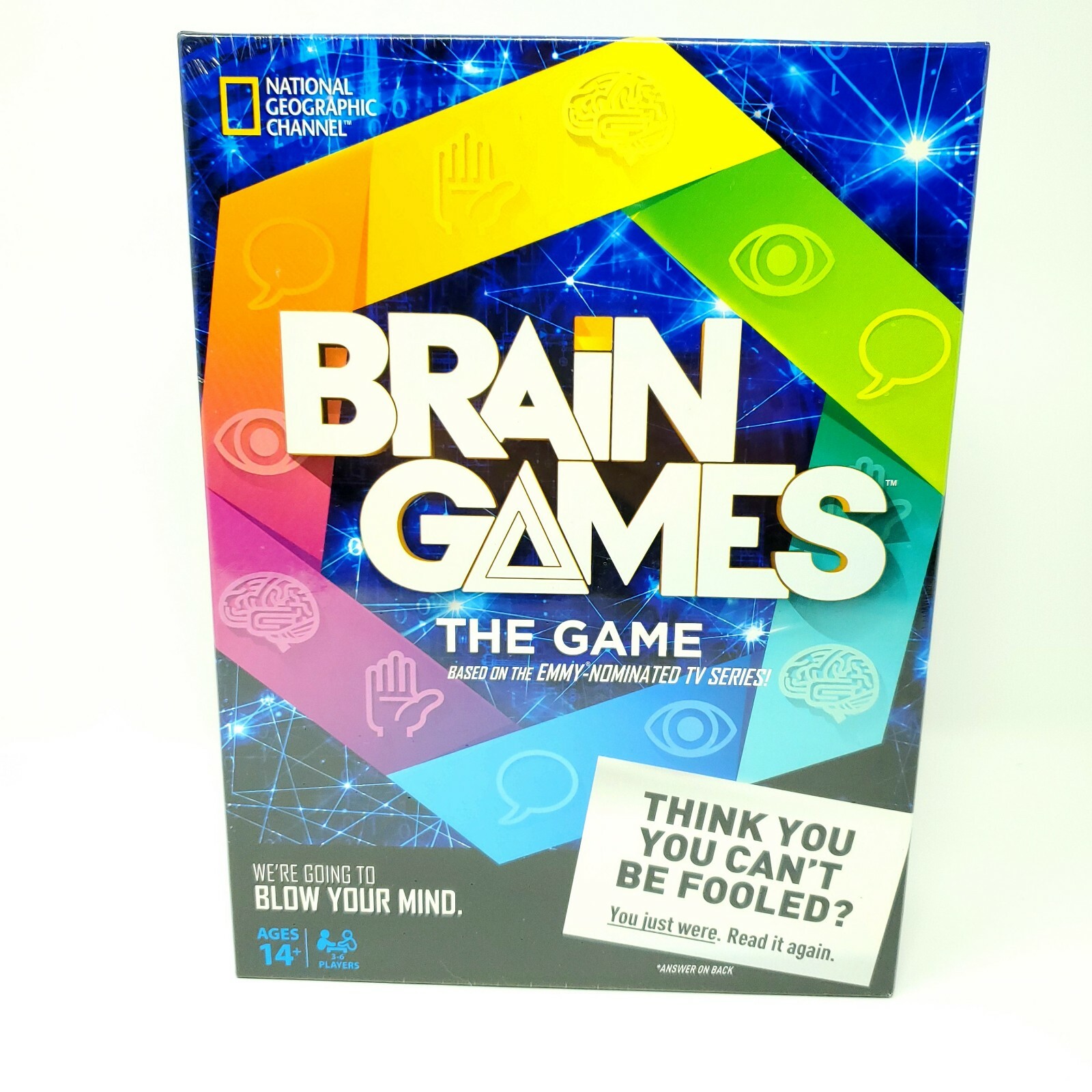 Brain Games board game, National Geographic/Buffalo Games, age 14+, new/sealed