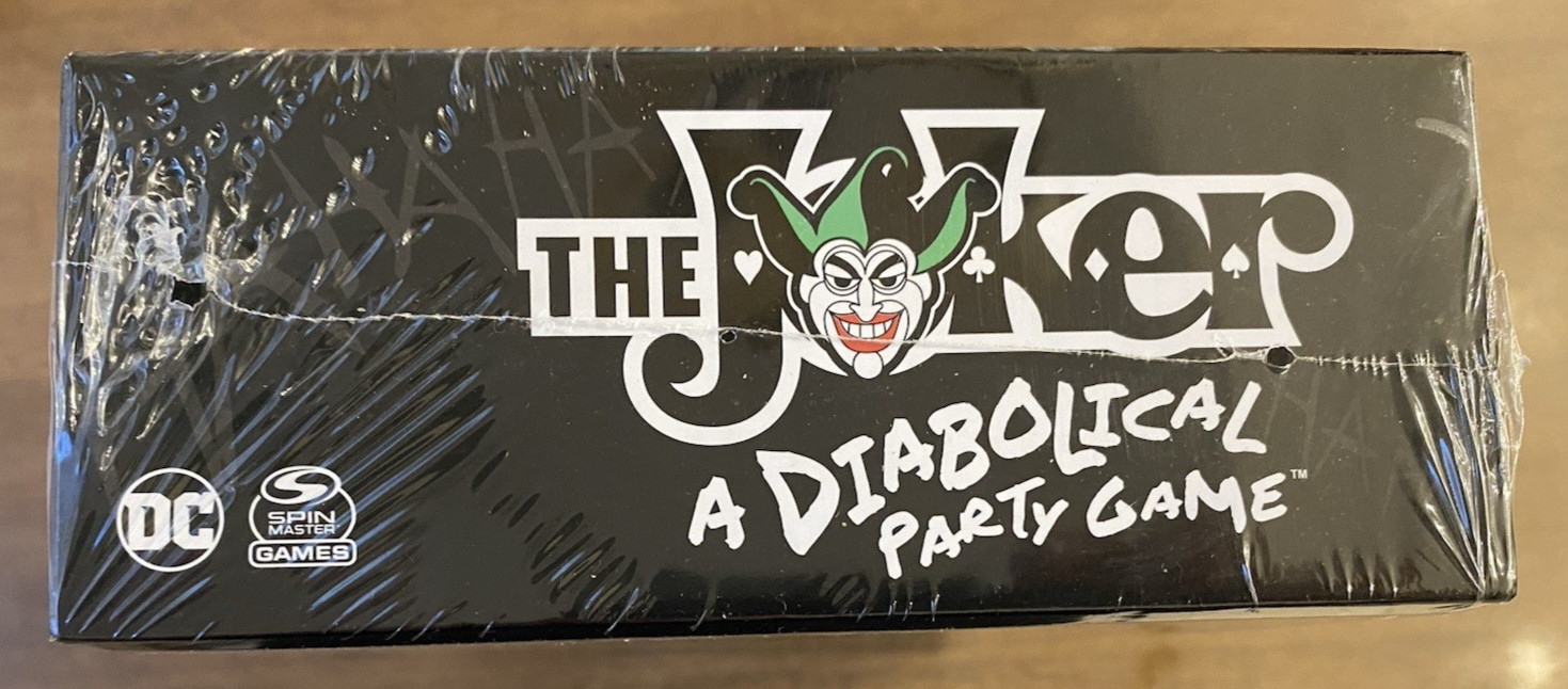 NEW 2020 The Joker: A Diabolical Party Game, Spin Master DC Comics BATMAN Sealed