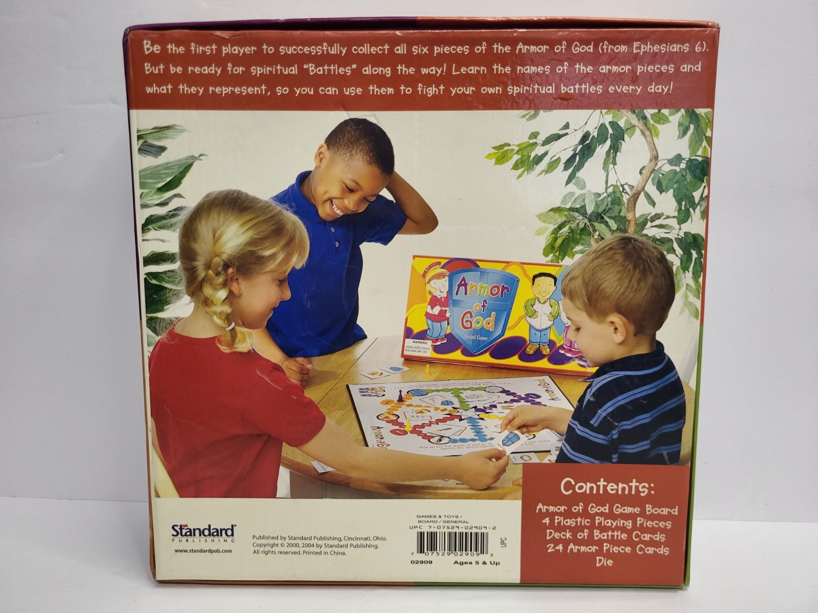 Armor of God Board Game 2-4 Players Ages 5+ Church Bible Youth Activity COMPLETE