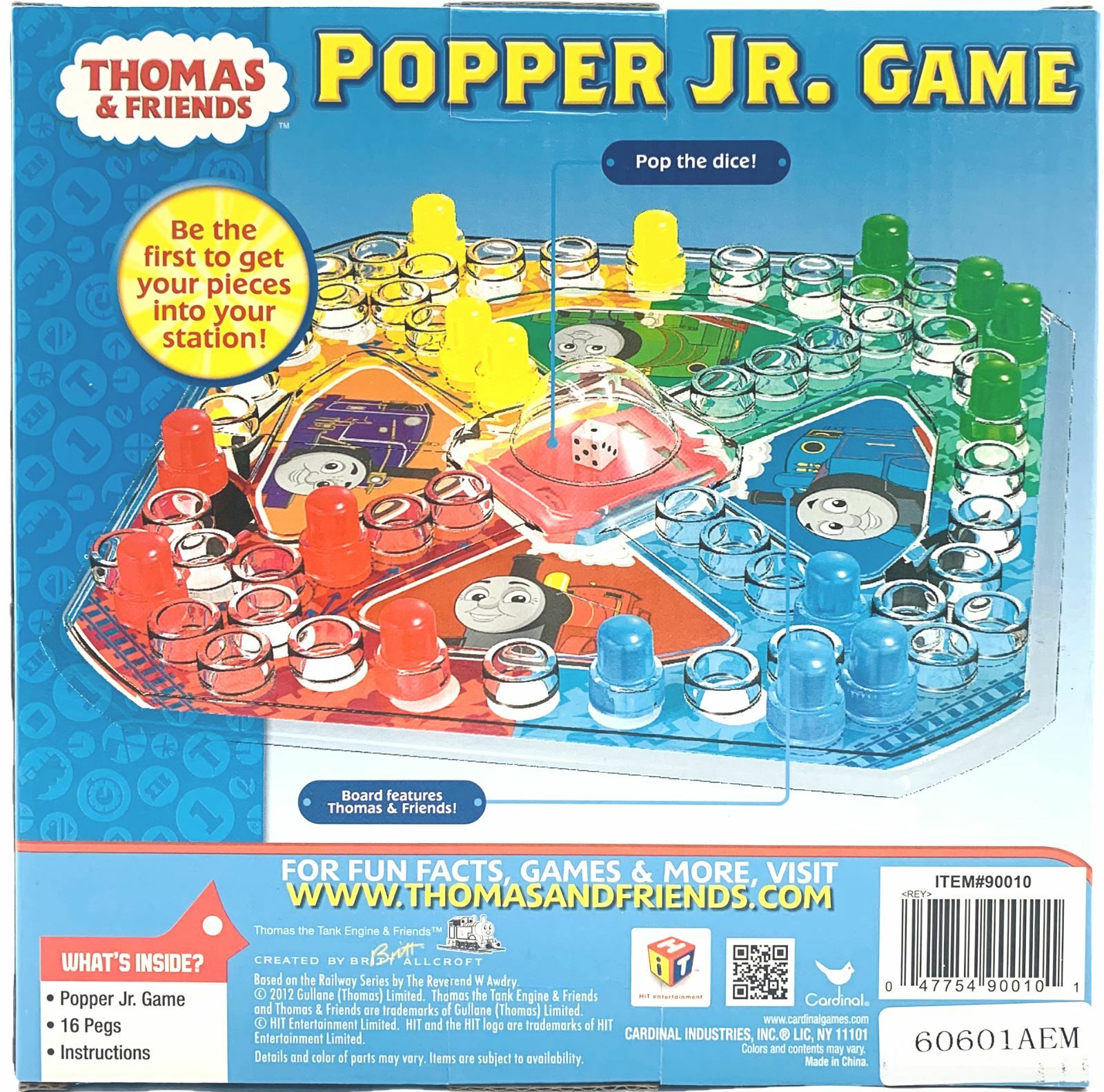 Thomas & Friends New Kids Party Gift Nickelodeon Popper Jr. Pop Up Board Game