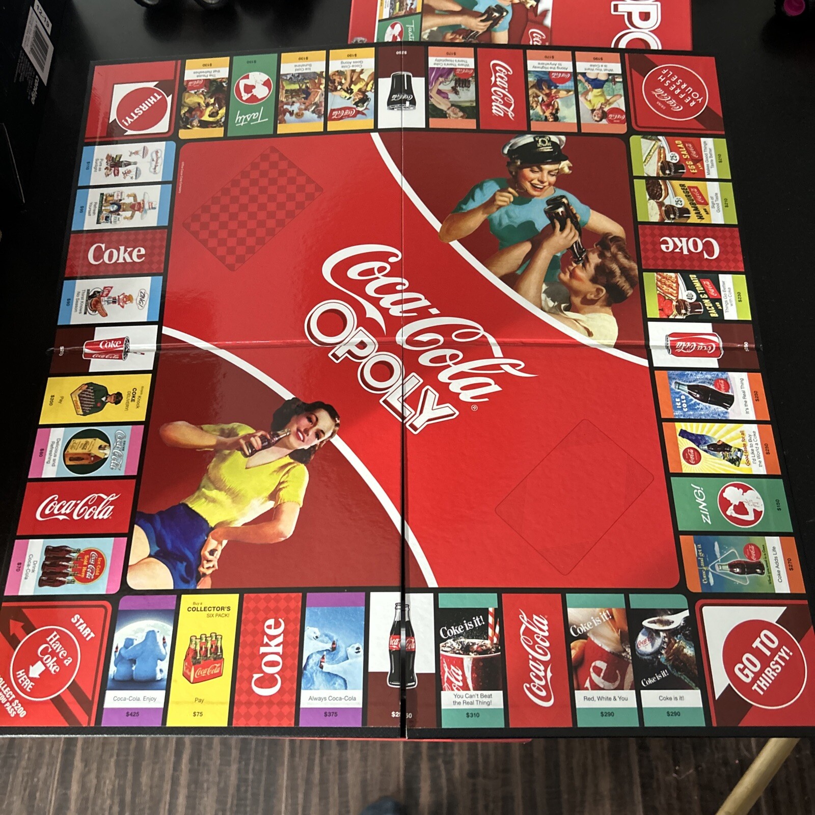 MasterPieces – Coca-Cola Opoly Family Board Game
