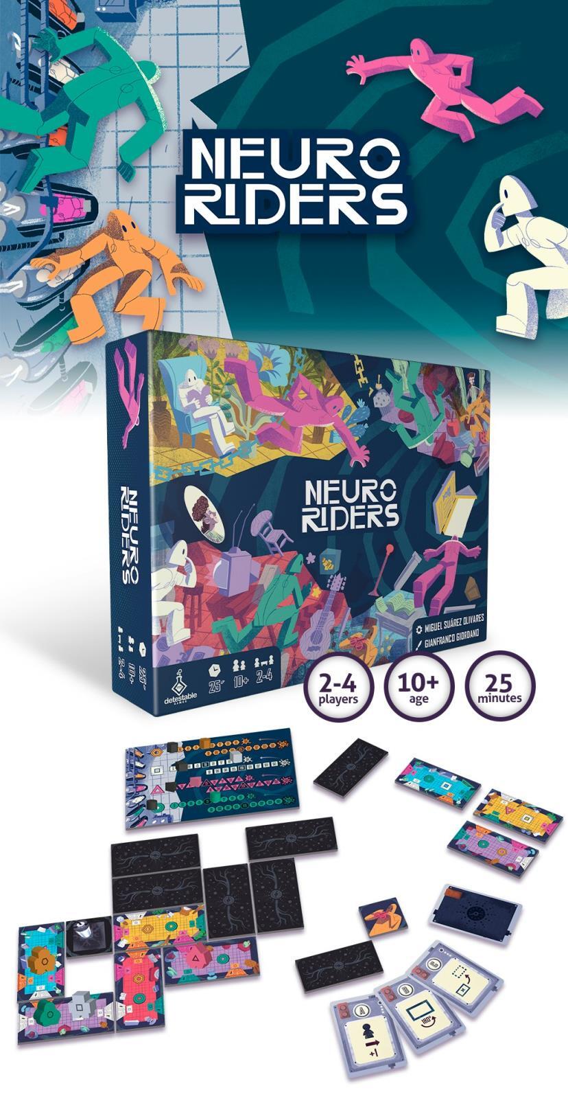 Neuroriders Boardgame KS Ed – English version by Draco Games SEALED