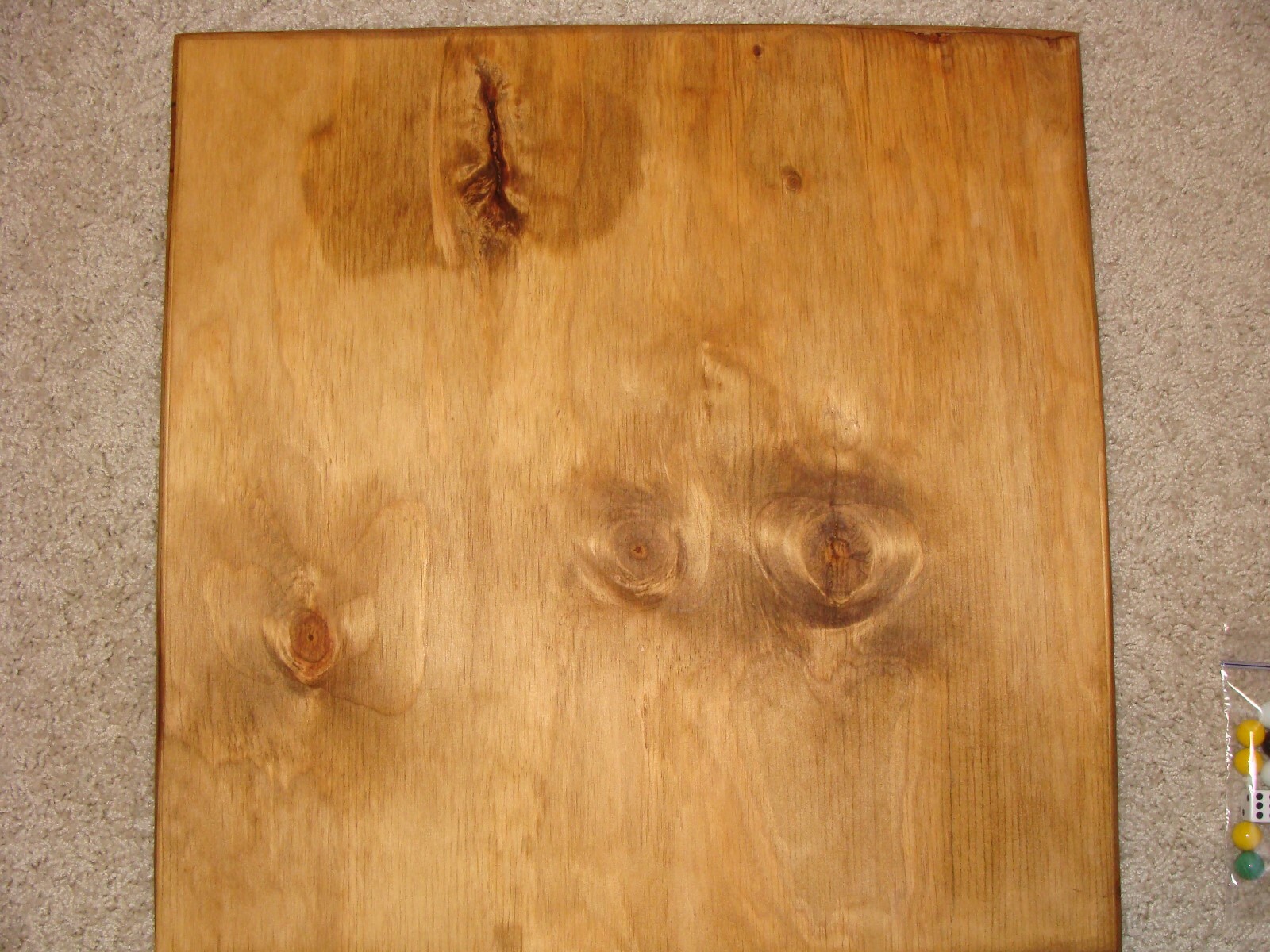 Wahoo Wood Marble Board Game 2 to 4 player. Hand made. AHP