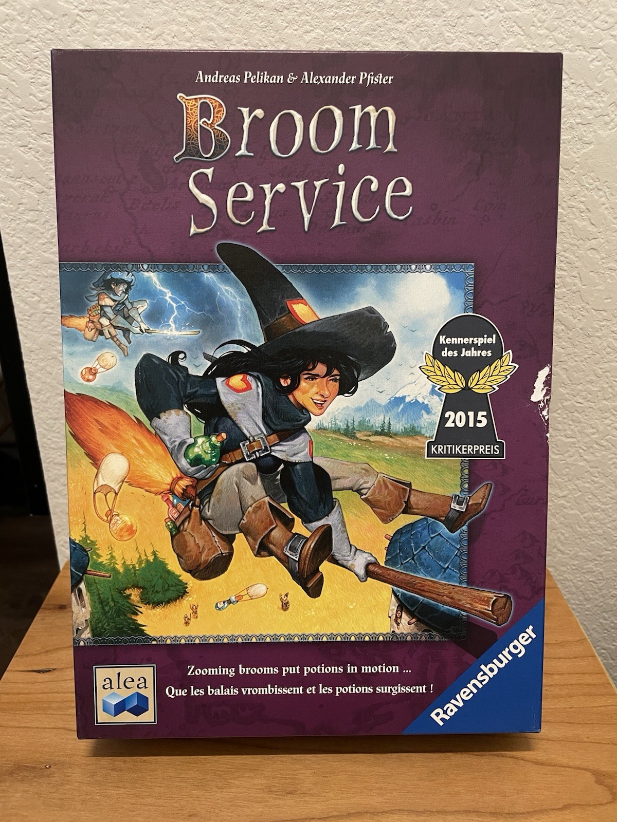 Broom Service Board Game (English/French) (Alexander Pfister) CIB VG Clean RARE